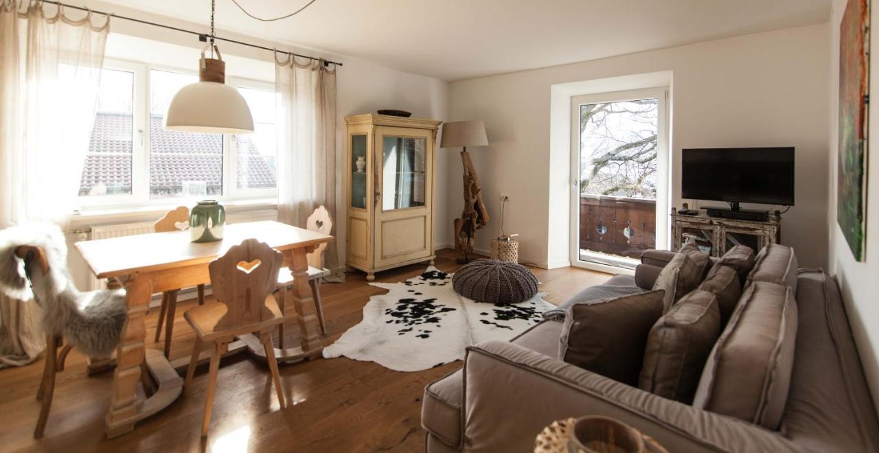 Modern-Bayrisches Apartment Mit Seeblick Tegernsee Eksteriør bilde
