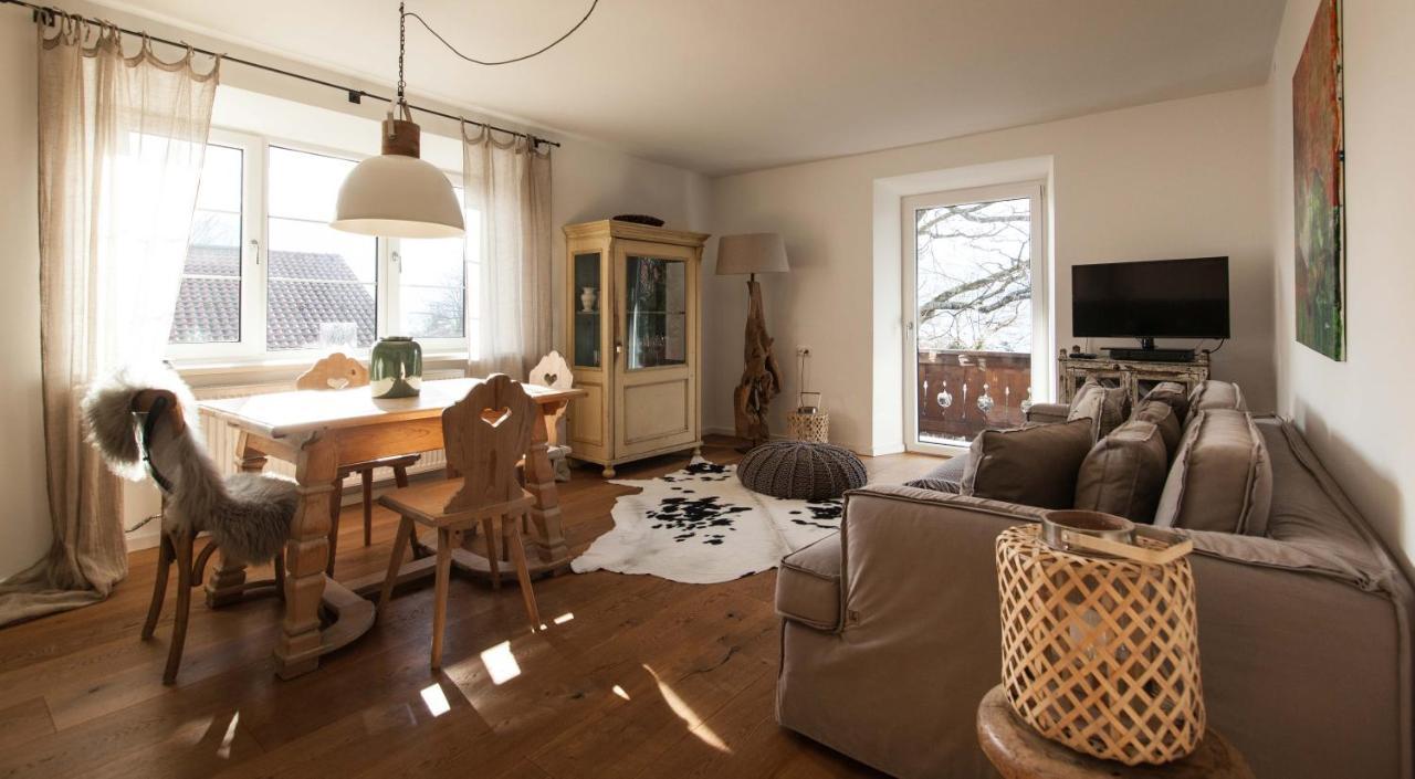 Modern-Bayrisches Apartment Mit Seeblick Tegernsee Eksteriør bilde